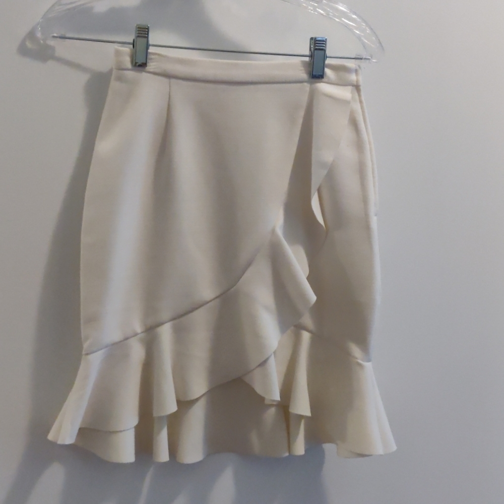 Cream skirt